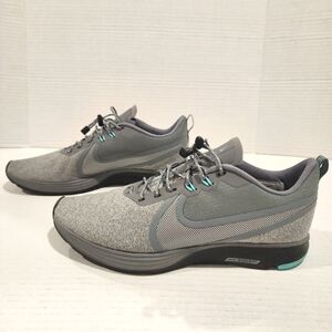 Nike Women's Zoom Strike 2 Shield Running Shoes Sneakers Gray Size 8.5 Pre-Owned